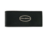 Dolce & Gabbana Money Clips Dolce & Gabbana Elegant Green Leather Money Clip