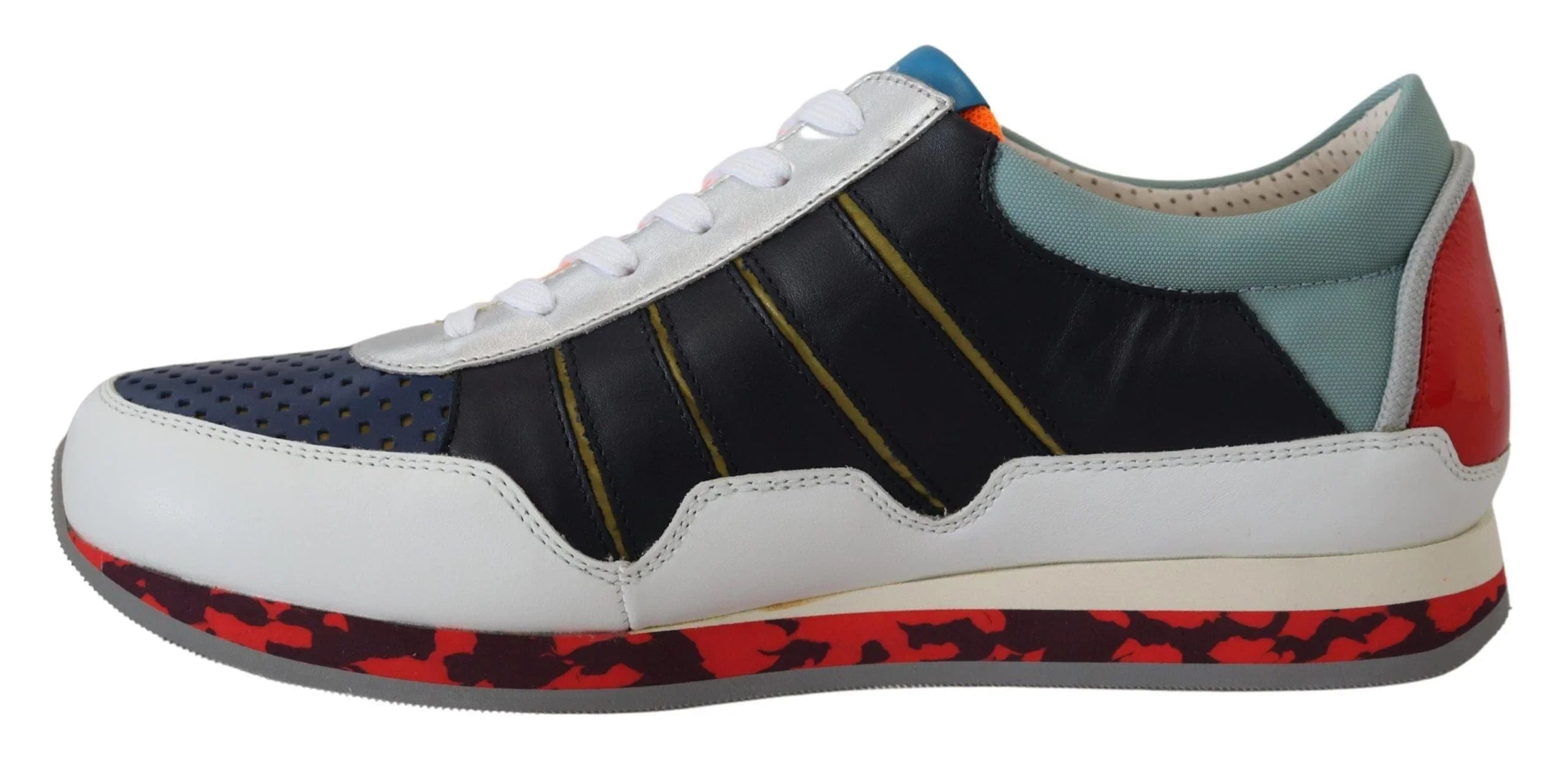 Dolce & Gabbana Sneakers Dolce & Gabbana Elegant Multicolor Low Top Sneakers
