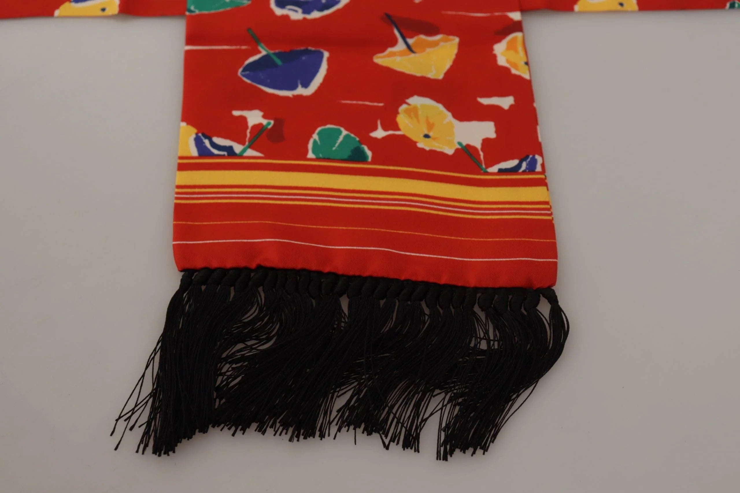 Dolce & Gabbana Scarves Dolce & Gabbana Elegant Multicolor Silk Men's Scarf