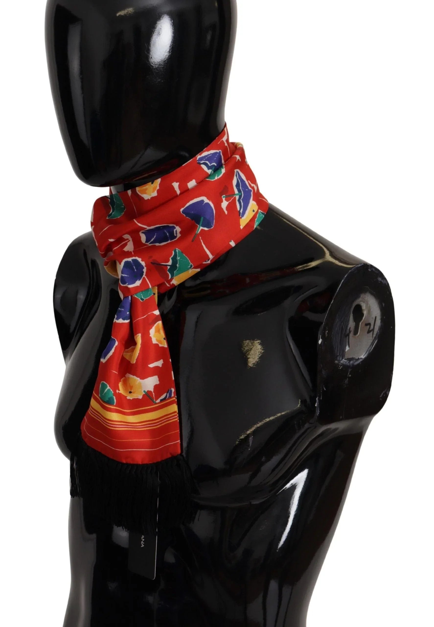 Dolce & Gabbana Scarves Dolce & Gabbana Elegant Multicolor Silk Men's Scarf