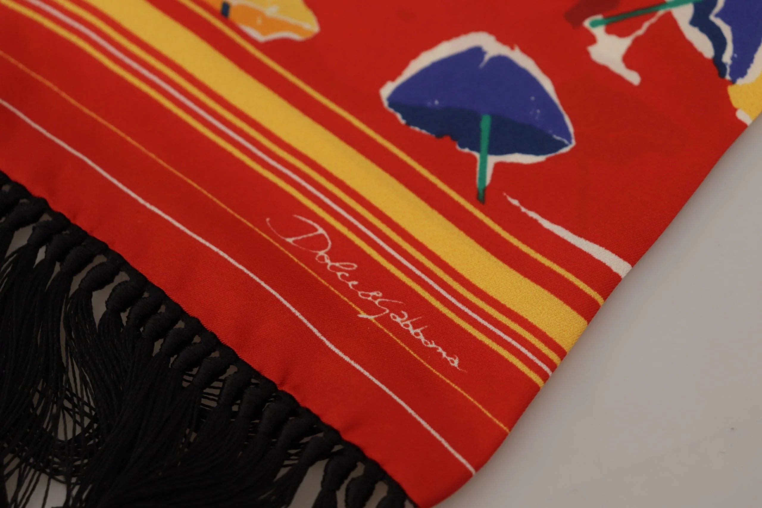Dolce & Gabbana Scarves Dolce & Gabbana Elegant Multicolor Silk Men's Scarf
