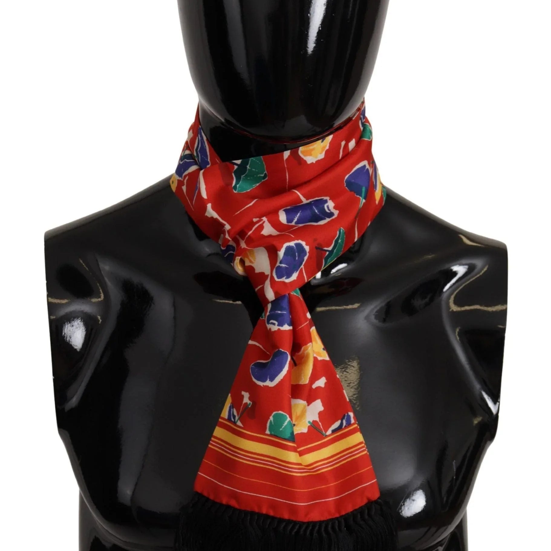Dolce & Gabbana Scarves Dolce & Gabbana Elegant Multicolor Silk Men's Scarf