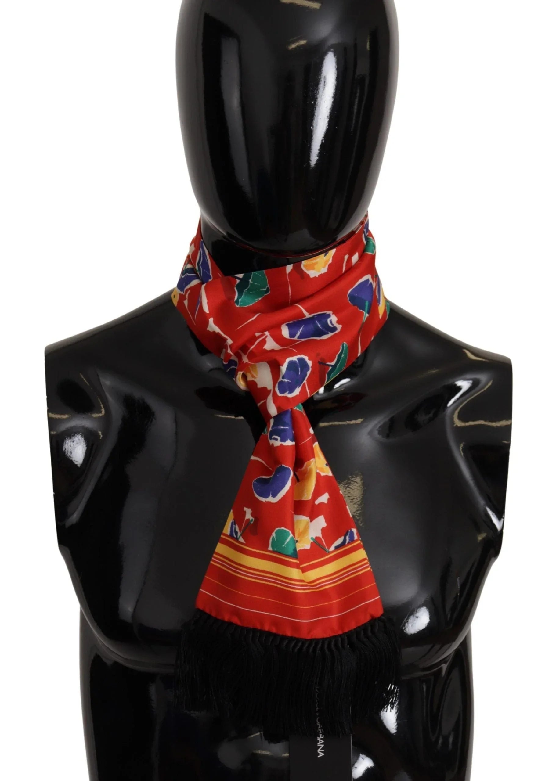 Dolce & Gabbana Scarves Dolce & Gabbana Elegant Multicolor Silk Men's Scarf