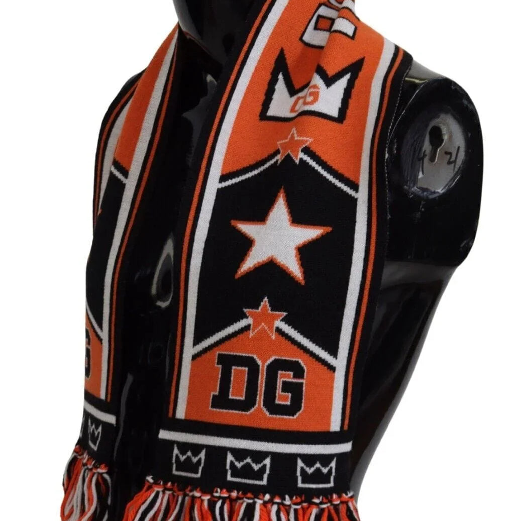 Dolce & Gabbana Scarves Dolce & Gabbana Elegant Multicolor Wool-Cashmere Men's Scarf