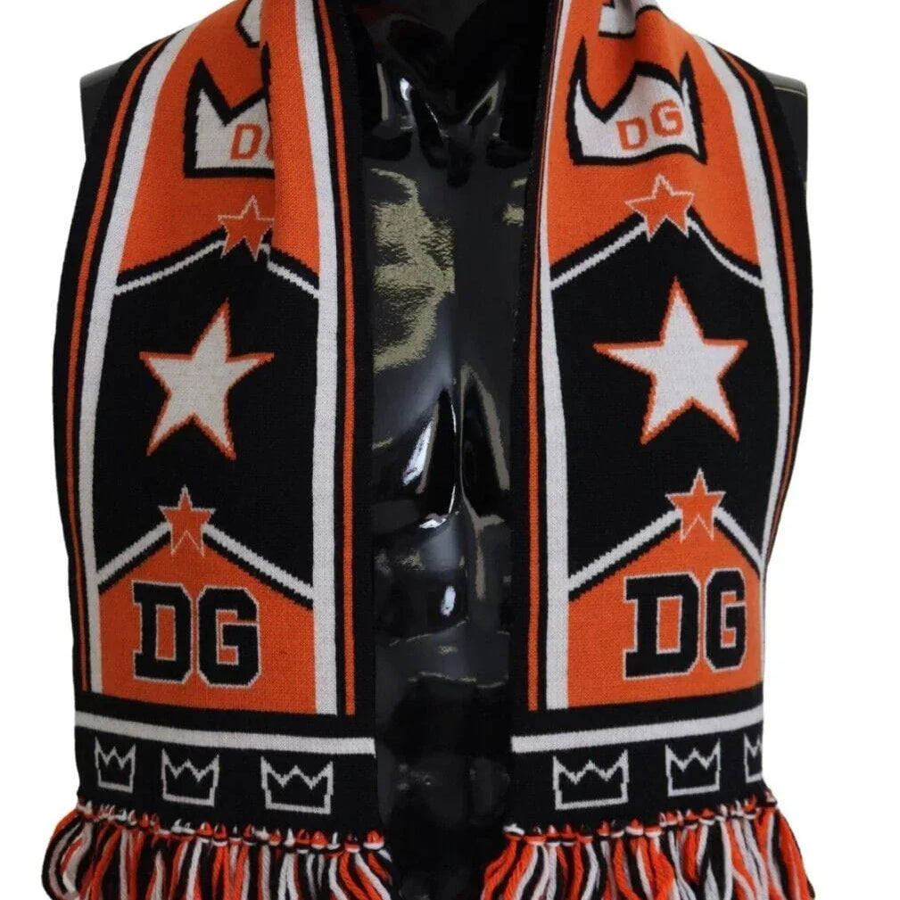 Dolce & Gabbana Scarves Dolce & Gabbana Elegant Multicolor Wool-Cashmere Men's Scarf