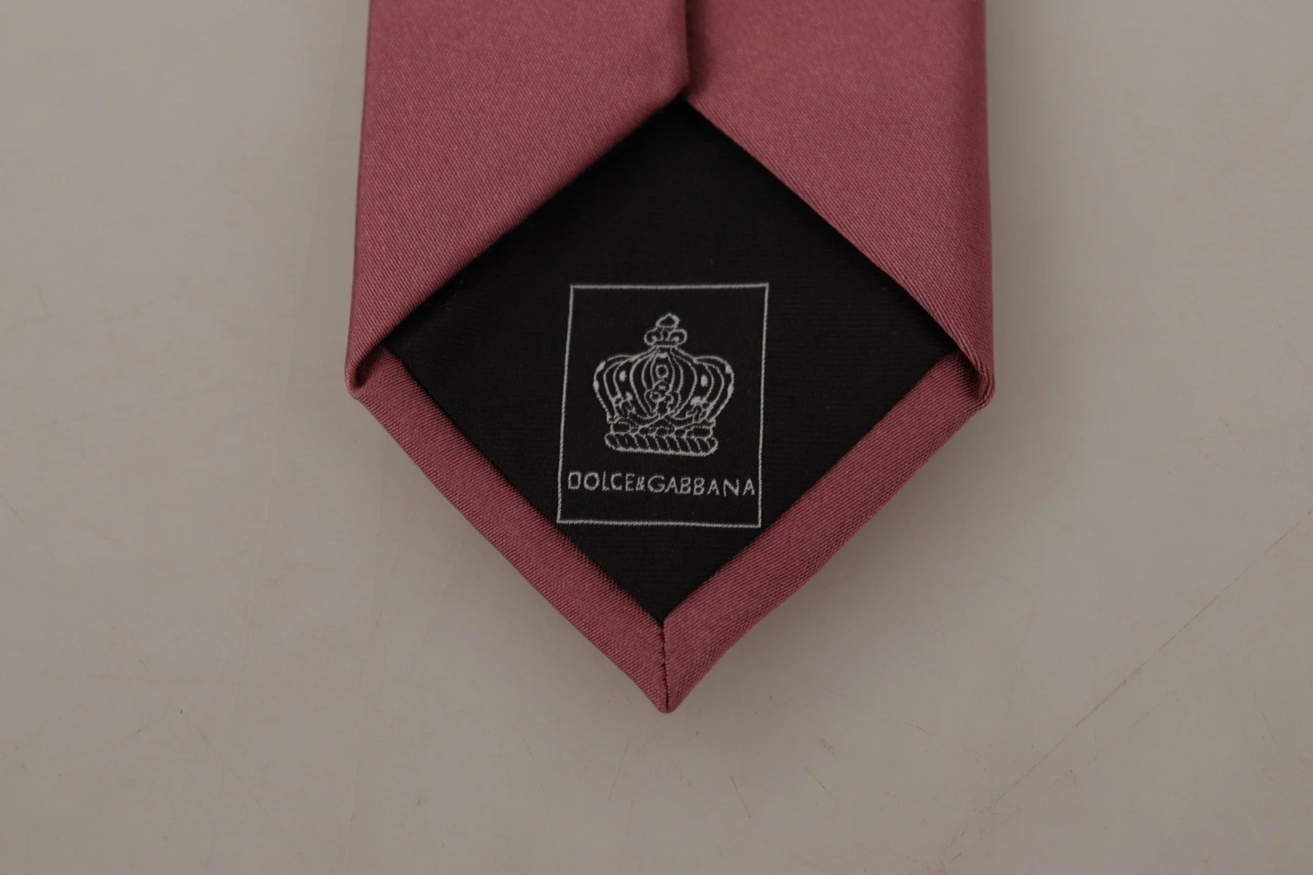 Dolce & Gabbana Neck Ties Dolce & Gabbana Elegant Pink Silk Bow Tie