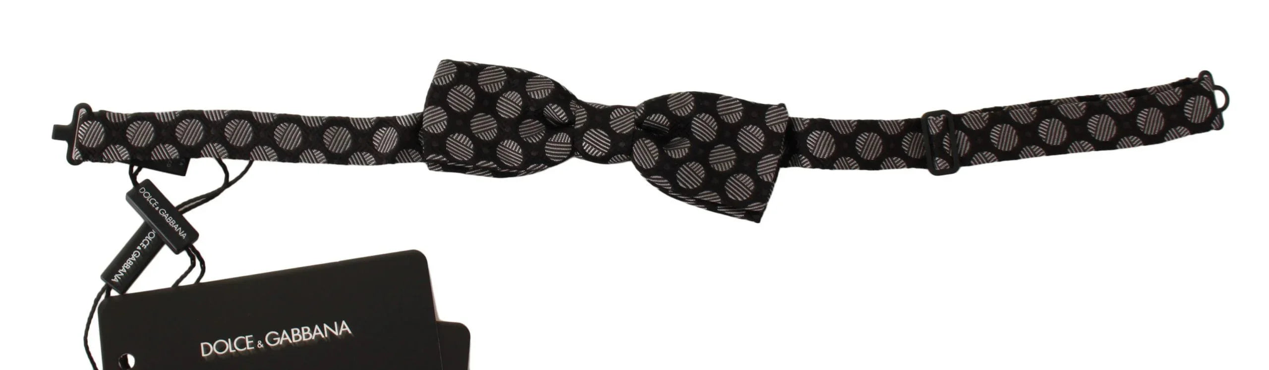 Dolce & Gabbana Bow Ties Dolce & Gabbana Elegant Polka Dot Silk Bow Tie