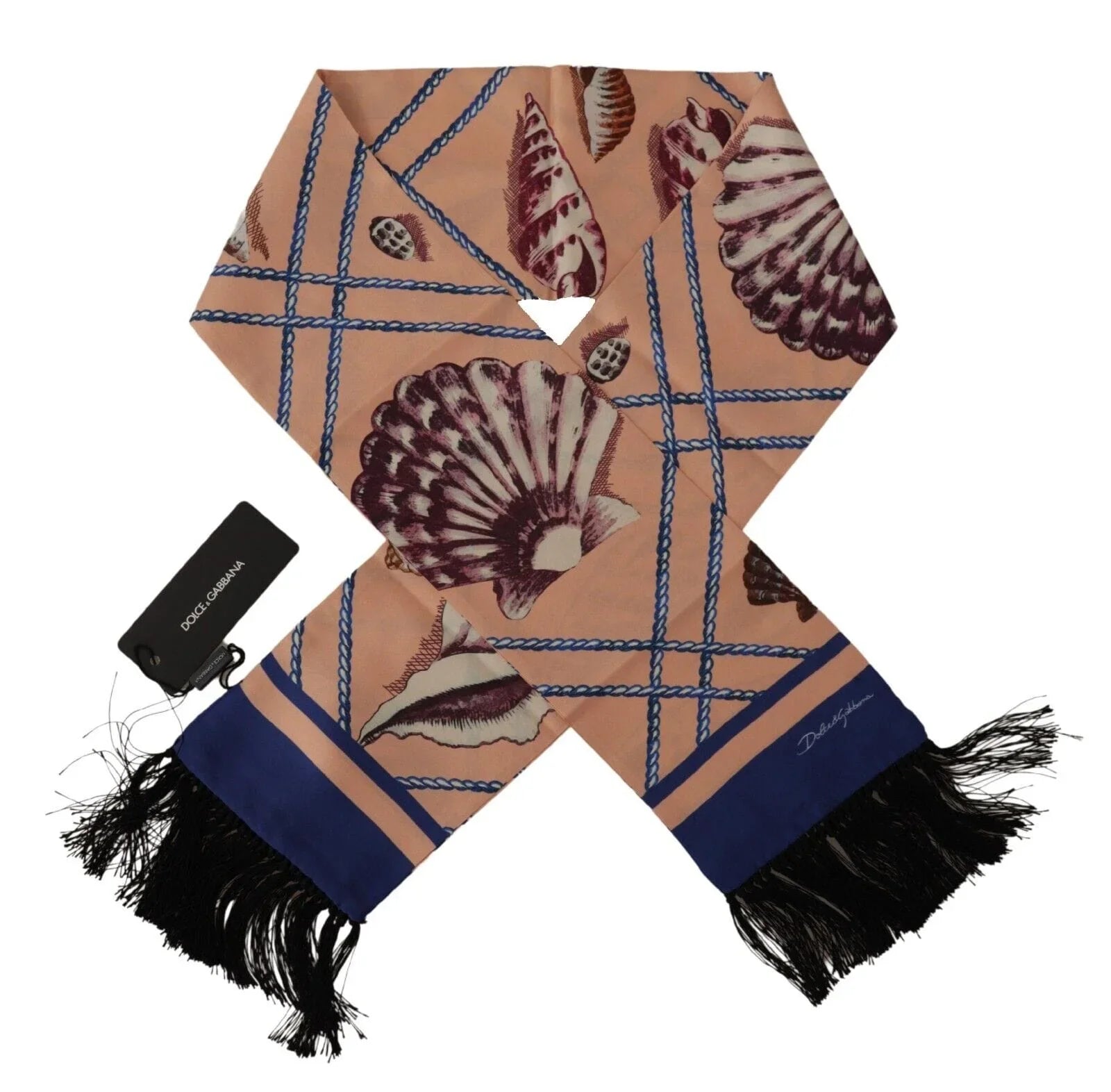 Dolce & Gabbana Scarves Dolce & Gabbana Elegant Silk Men's Scarf Wrap