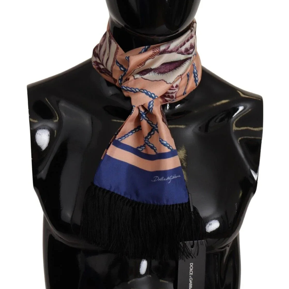 Dolce & Gabbana Scarves Dolce & Gabbana Elegant Silk Men's Scarf Wrap