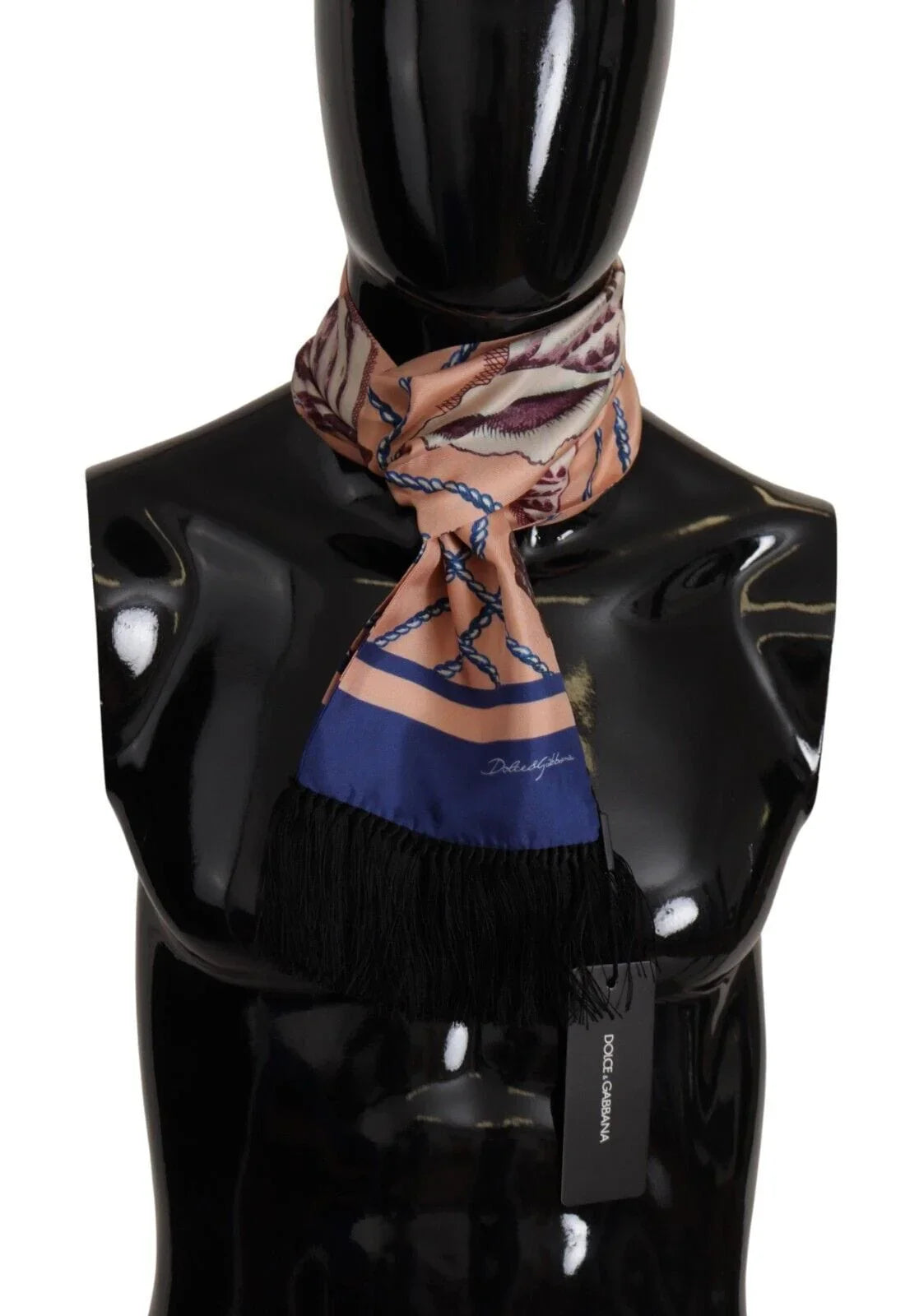 Dolce & Gabbana Scarves Dolce & Gabbana Elegant Silk Men's Scarf Wrap