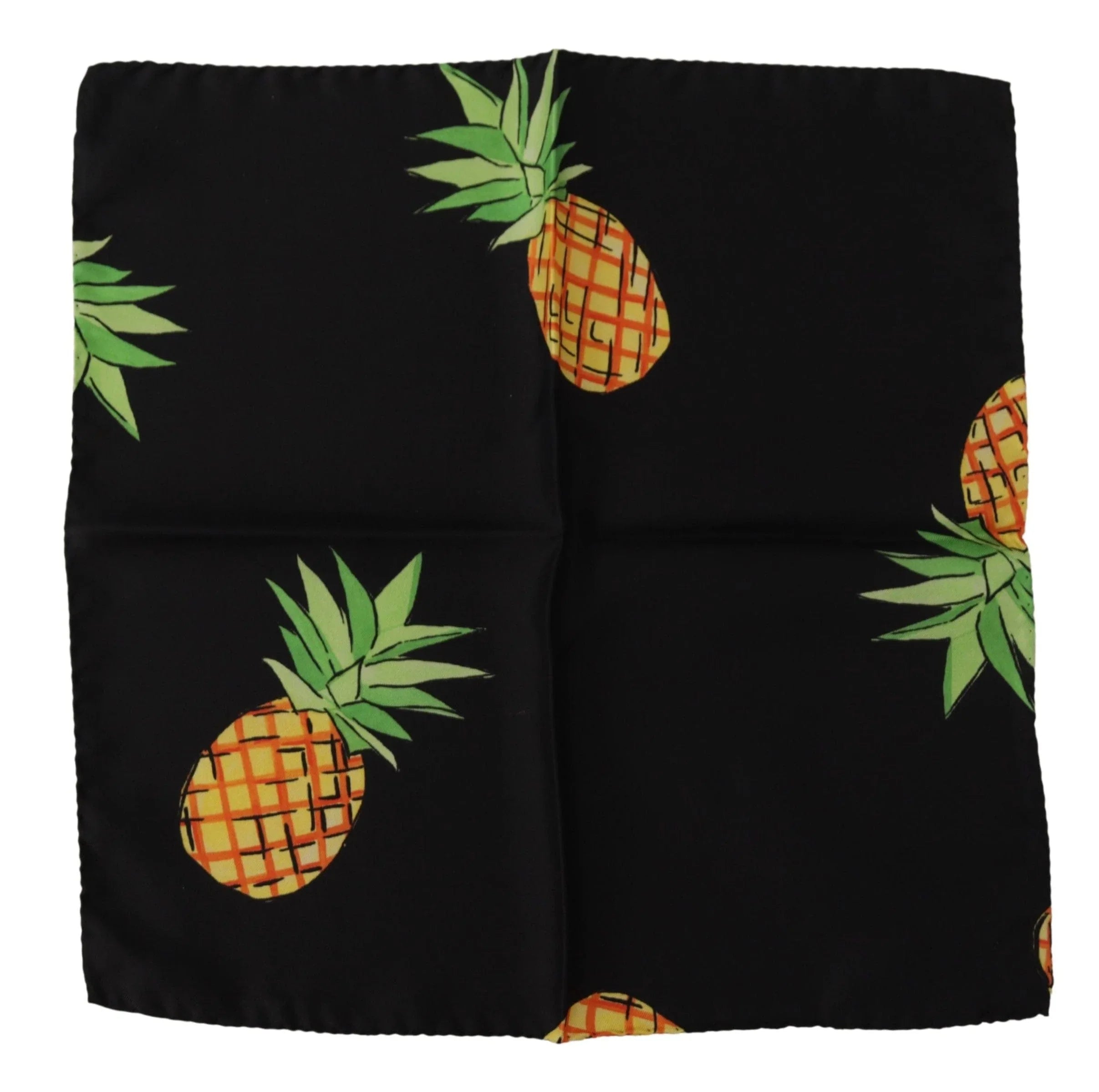 Dolce & Gabbana Scarves Dolce & Gabbana Elegant Silk Square Men's Scarf