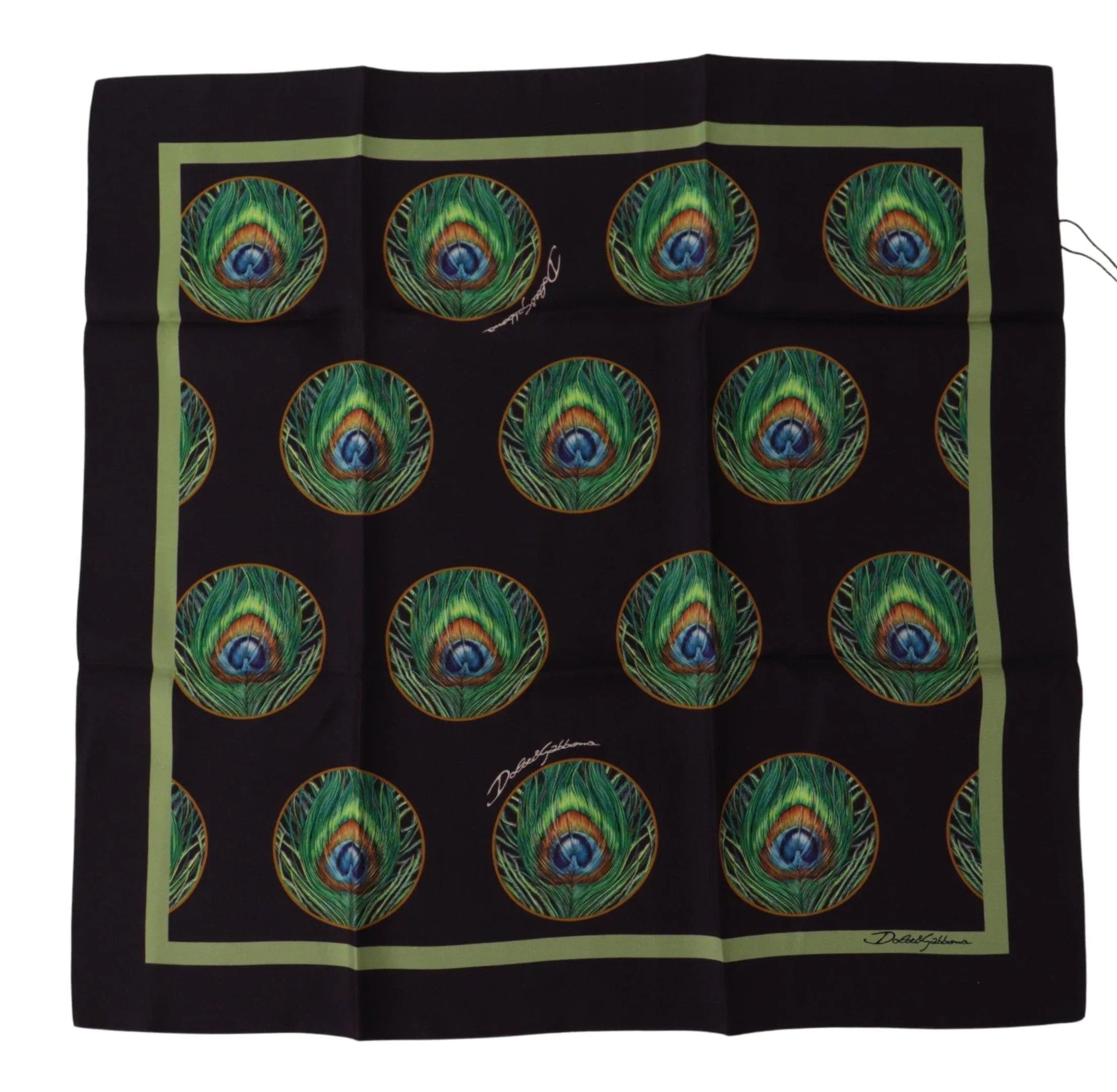 Dolce & Gabbana Scarves Dolce & Gabbana Elegant Silk Square Scarf Wrap