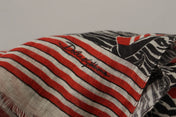 Dolce & Gabbana Linen Shirts Dolce & Gabbana Elegant Striped Linen Men's Scarf