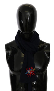 Dolce & Gabbana Scarves Dolce & Gabbana Elegant Virgin Wool Men's Scarf