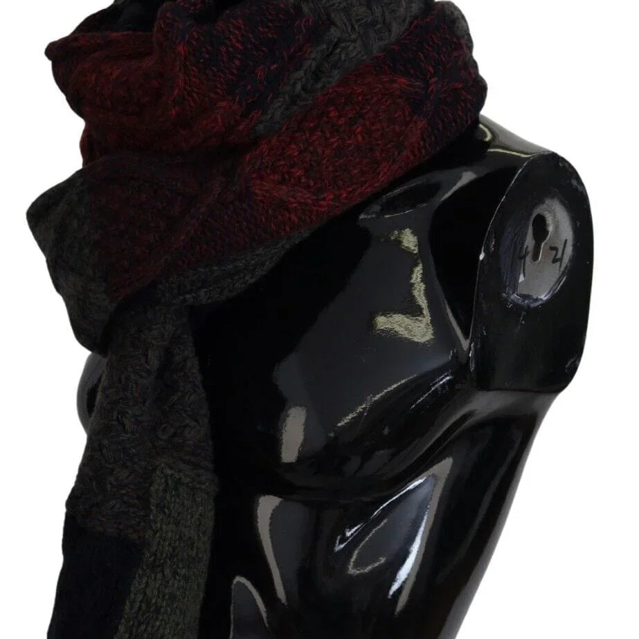 Dolce & Gabbana Scarves Dolce & Gabbana Elegant Wool-Cashmere Men's Scarf