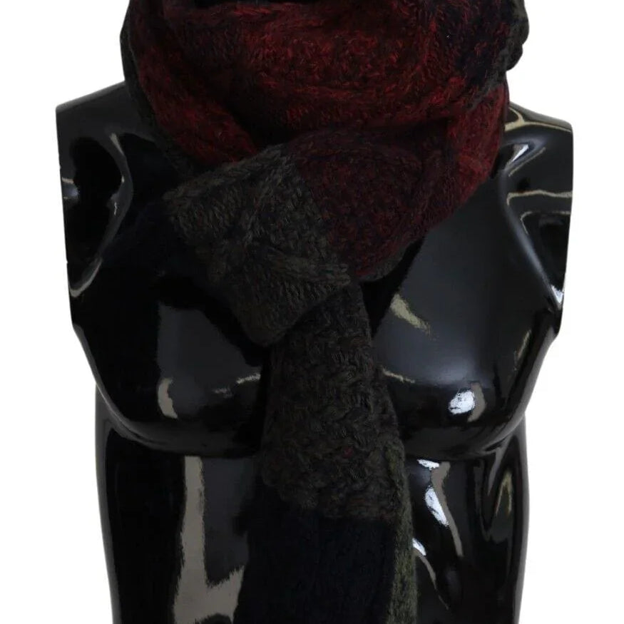 Dolce & Gabbana Scarves Dolce & Gabbana Elegant Wool-Cashmere Men's Scarf