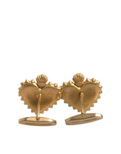Dolce & Gabbana Dolce & Gabbana Gold 925 Sterling Silver DG Heart Cufflink