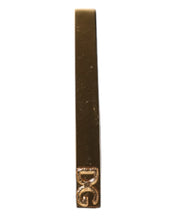 Dolce & Gabbana Dolce & Gabbana Gold Tone Brass Logo Branded Tie Clip Bar