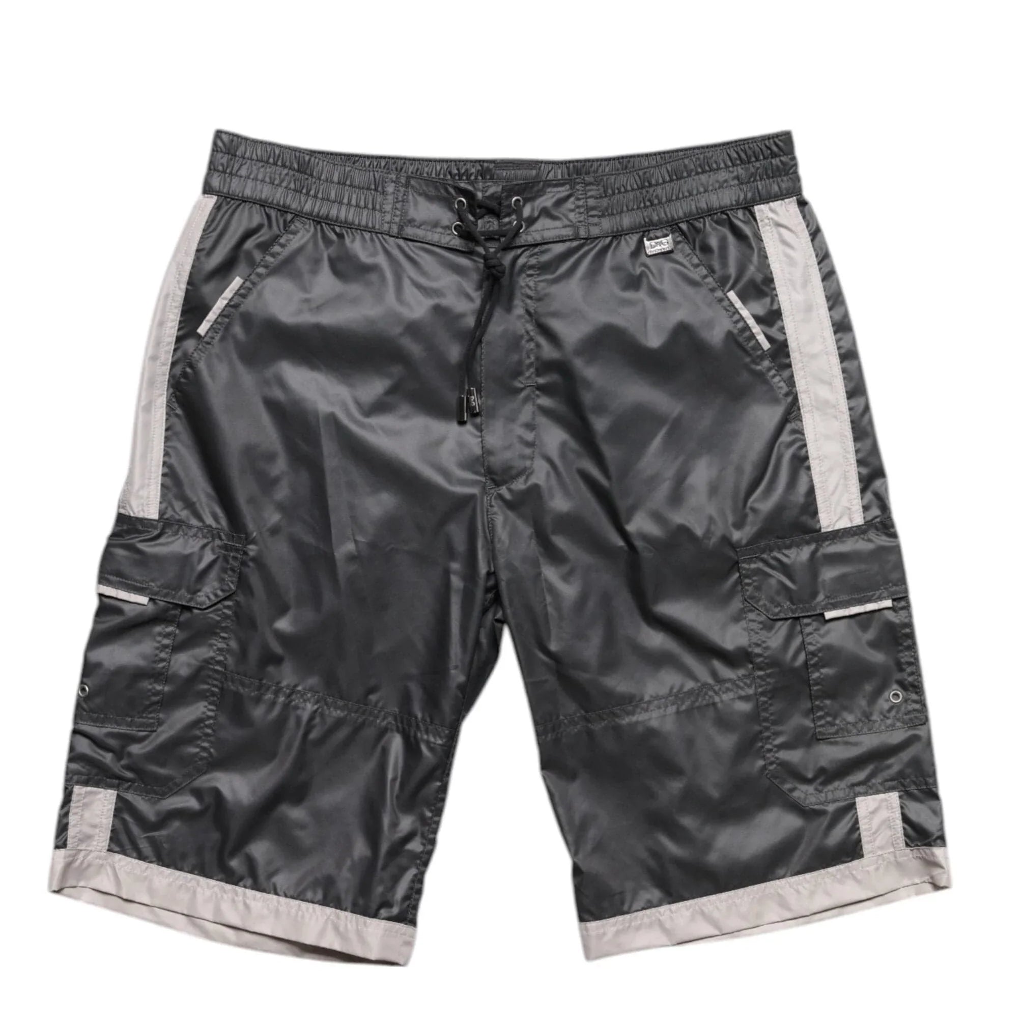 Dolce & Gabbana Swimsuits IT4 | S Dolce & Gabbana Gray Polyester Beachwear Swim Shorts Swimwear