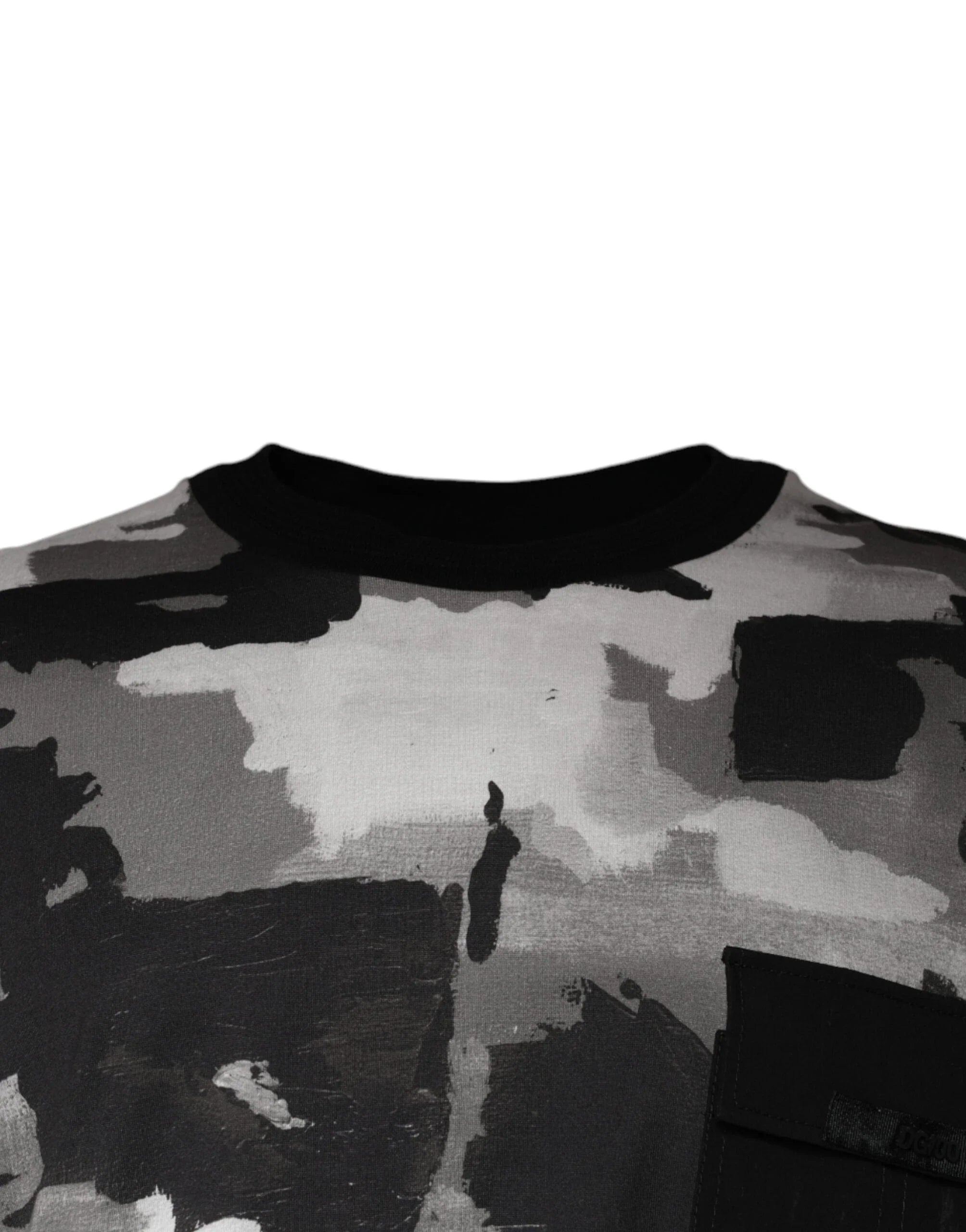 Dolce & Gabbana T-Shirts IT50 | L Dolce & Gabbana Multicolor Camouflage Cotton Crewneck T-shirt