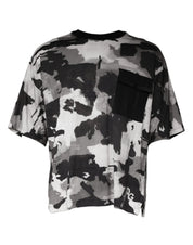 Dolce & Gabbana T-Shirts IT50 | L Dolce & Gabbana Multicolor Camouflage Cotton Crewneck T-shirt