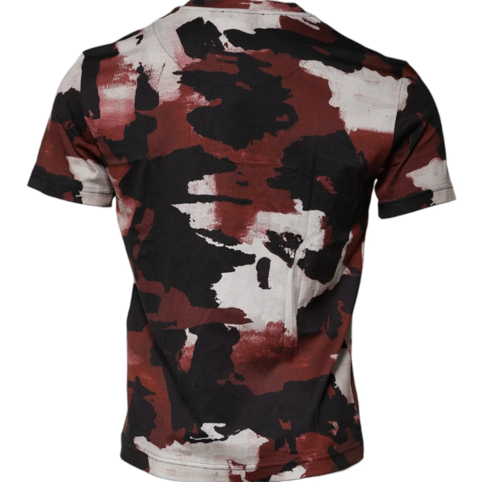 Dolce & Gabbana T-Shirts Dolce & Gabbana Multicolor Camouflage Crew Neck T-shirt