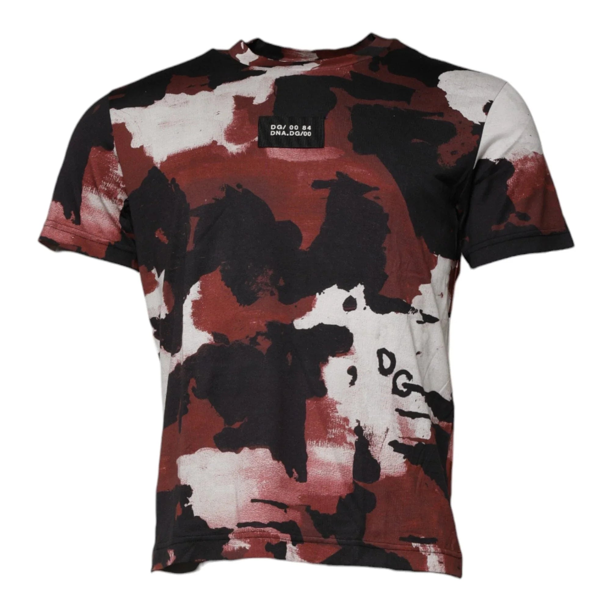 Dolce & Gabbana T-Shirts Dolce & Gabbana Multicolor Camouflage Crew Neck T-shirt