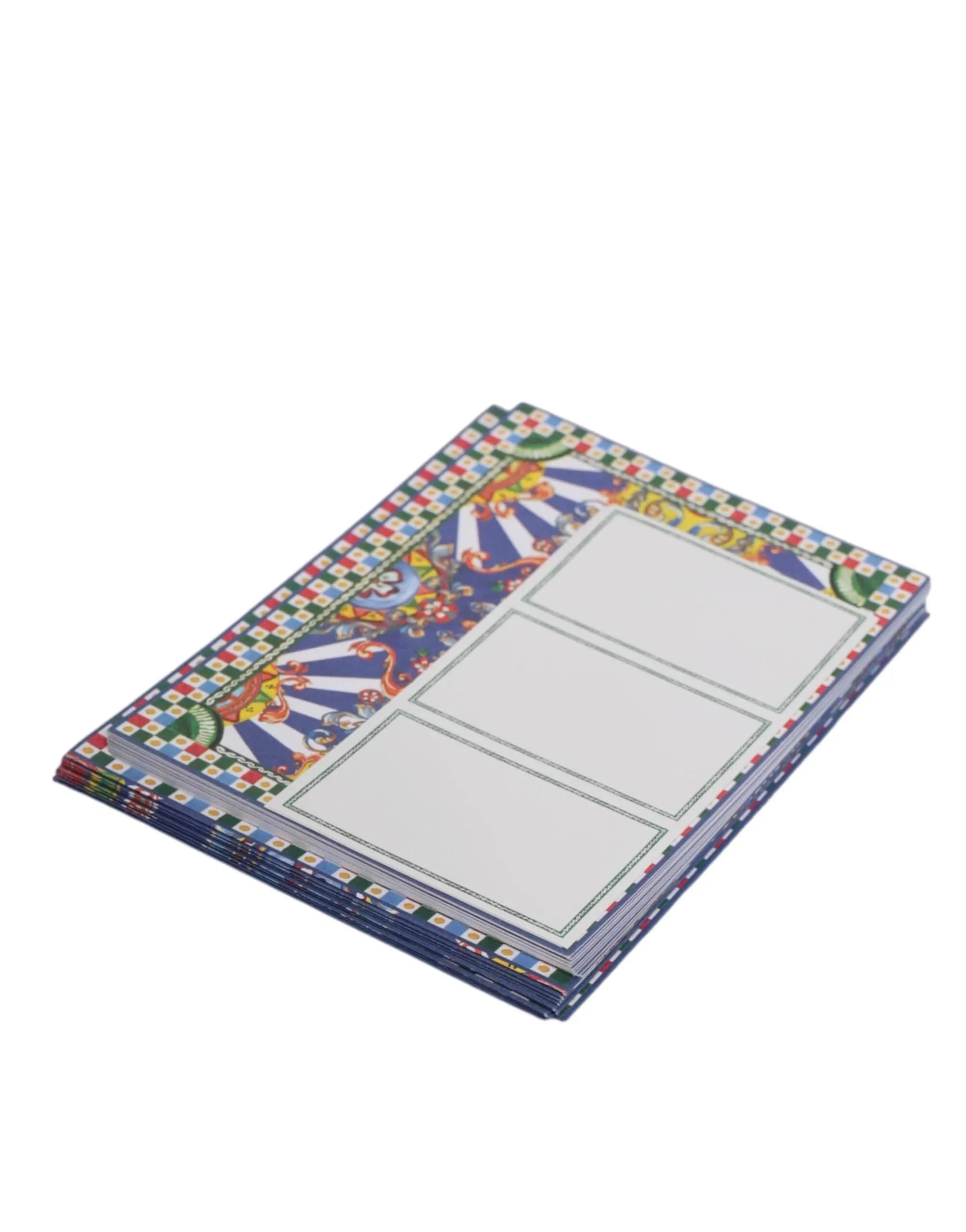 Dolce & Gabbana Dolce & Gabbana Multicolor Carretto Siciliano Envelope Post Card Holder