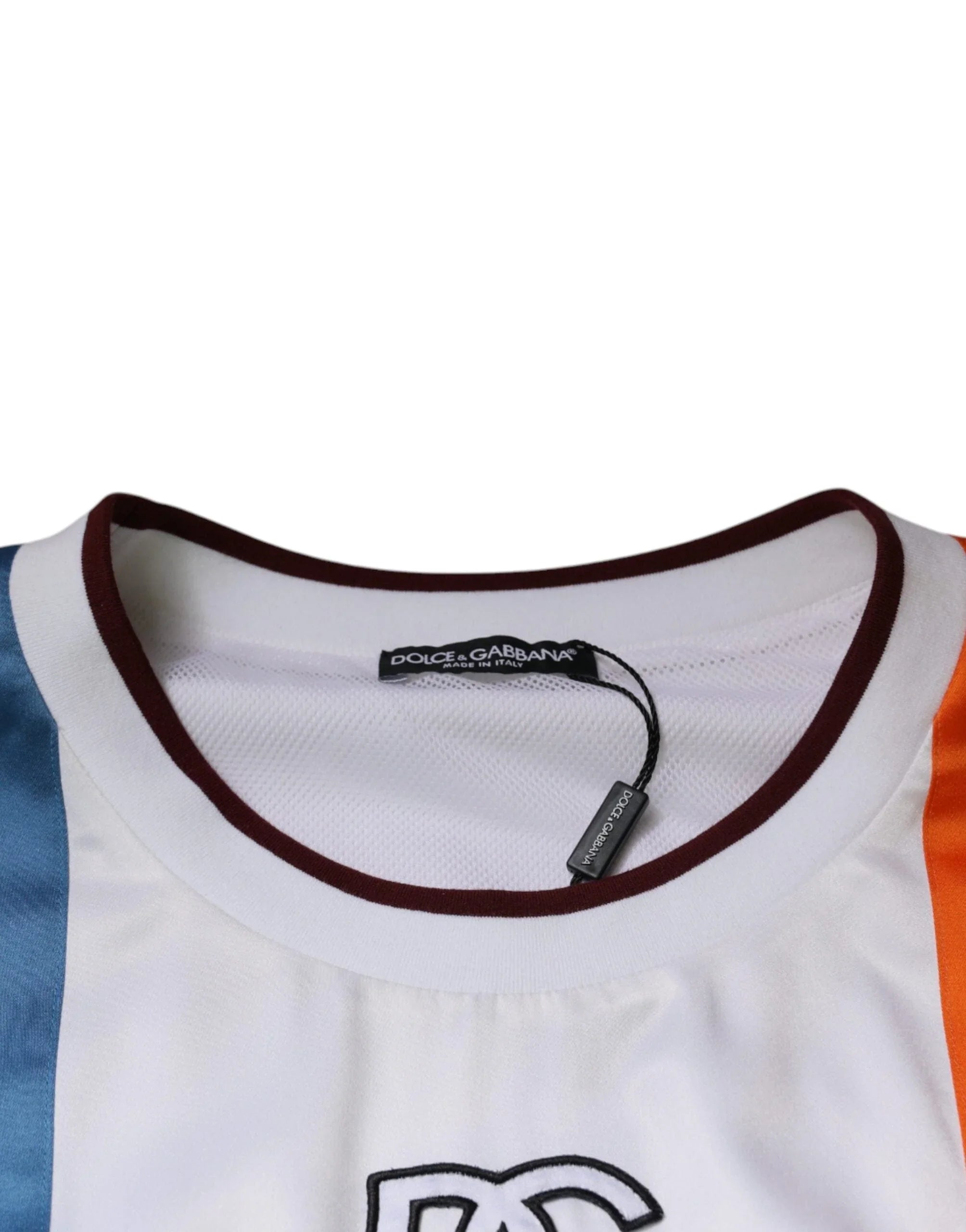 Dolce & Gabbana T-Shirts IT52 | XL Dolce & Gabbana Multicolor Jersey Tank Sleeveless T-shirt