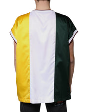 Dolce & Gabbana T-Shirts IT52 | XL Dolce & Gabbana Multicolor Jersey Tank Sleeveless T-shirt