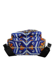 Dolce & Gabbana Dolce & Gabbana Multicolor Majolica Print Nylon Travel Backpack Bag