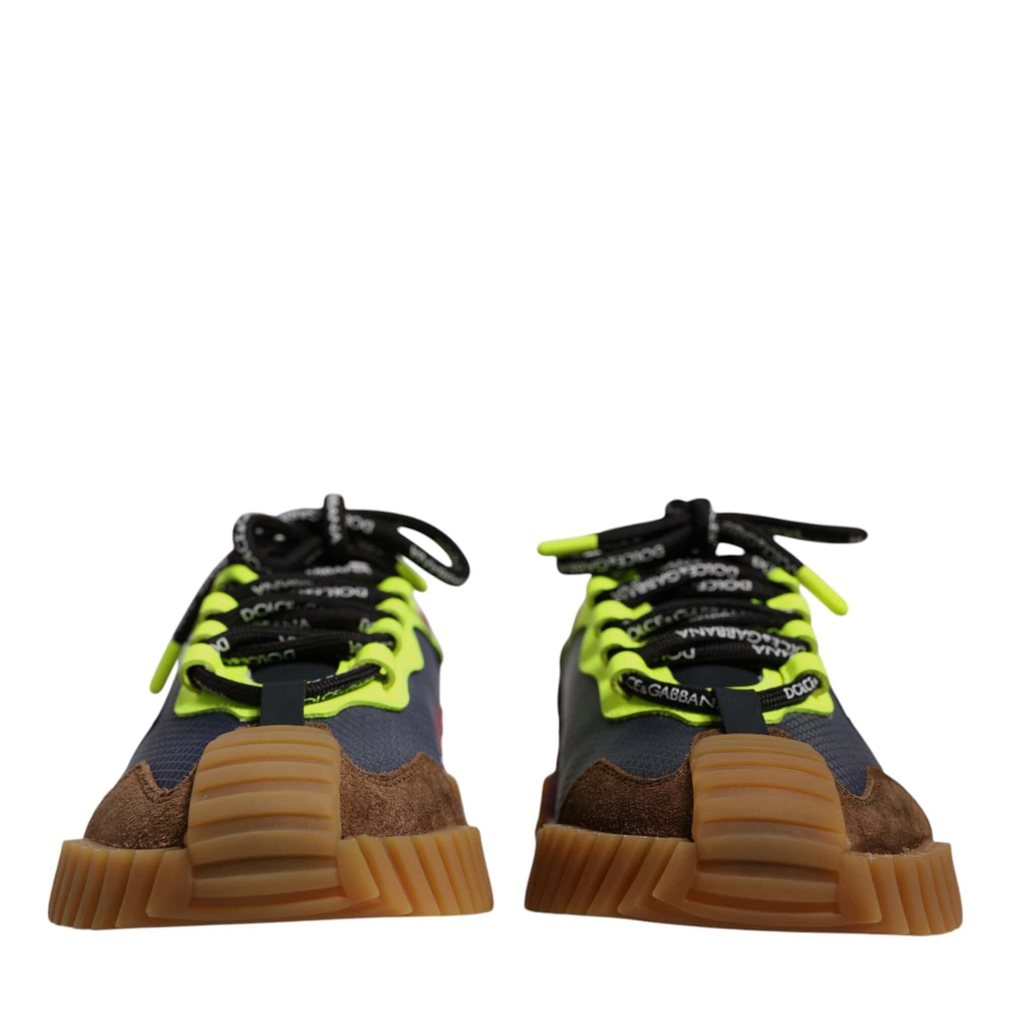 Dolce & Gabbana Sneakers Dolce & Gabbana Multicolor Nylon Low Top NS1 Sneakers Shoes