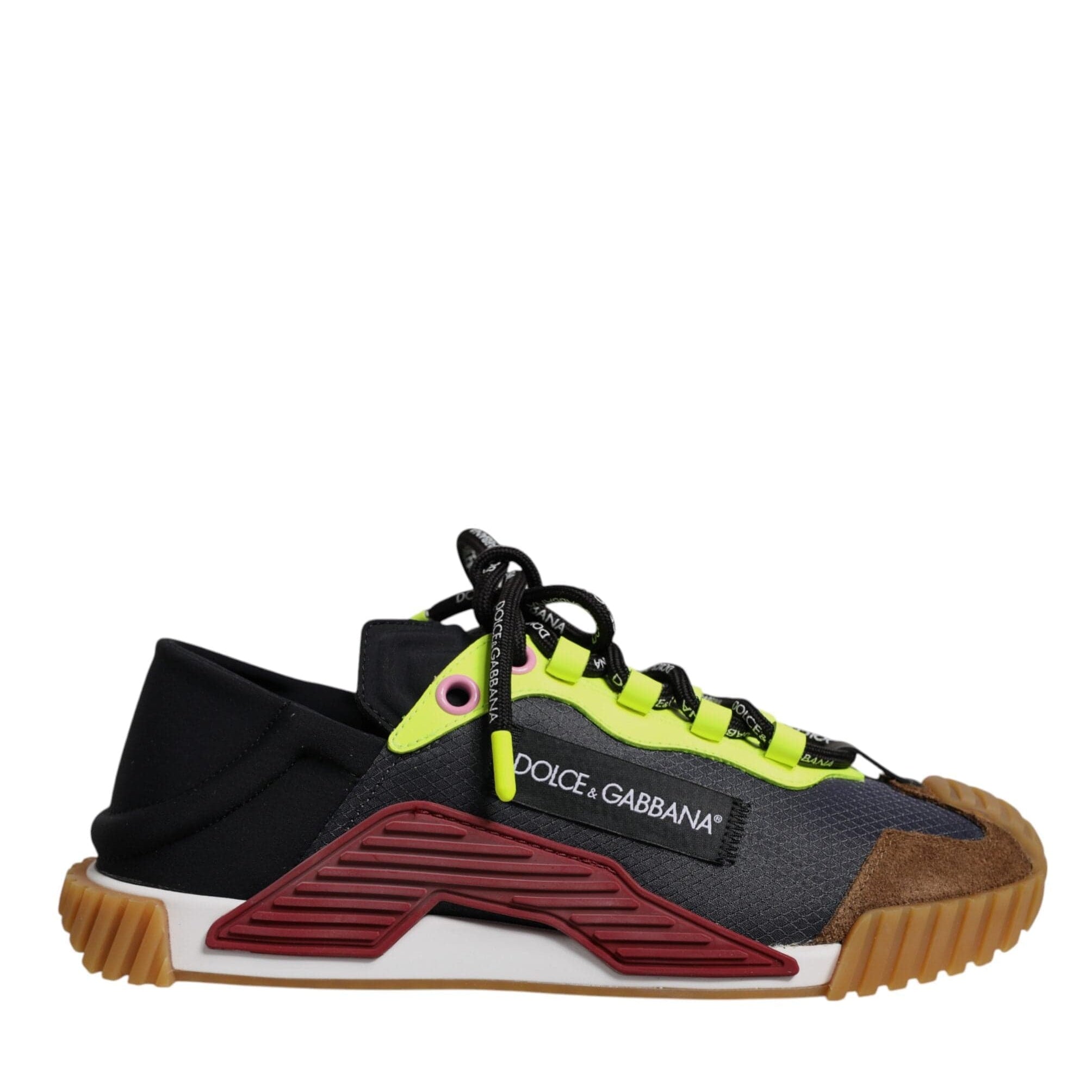 Dolce & Gabbana Sneakers Dolce & Gabbana Multicolor Nylon Low Top NS1 Sneakers Shoes