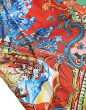 Dolce & Gabbana Shirts IT5 | M Dolce & Gabbana Multicolor Patterned Button Down Casual Shirt