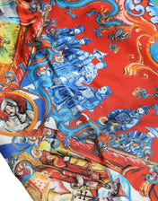 Dolce & Gabbana Shirts IT5 | M Dolce & Gabbana Multicolor Patterned Button Down Casual Shirt