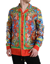 Dolce & Gabbana Shirts IT5 | M Dolce & Gabbana Multicolor Patterned Button Down Casual Shirt