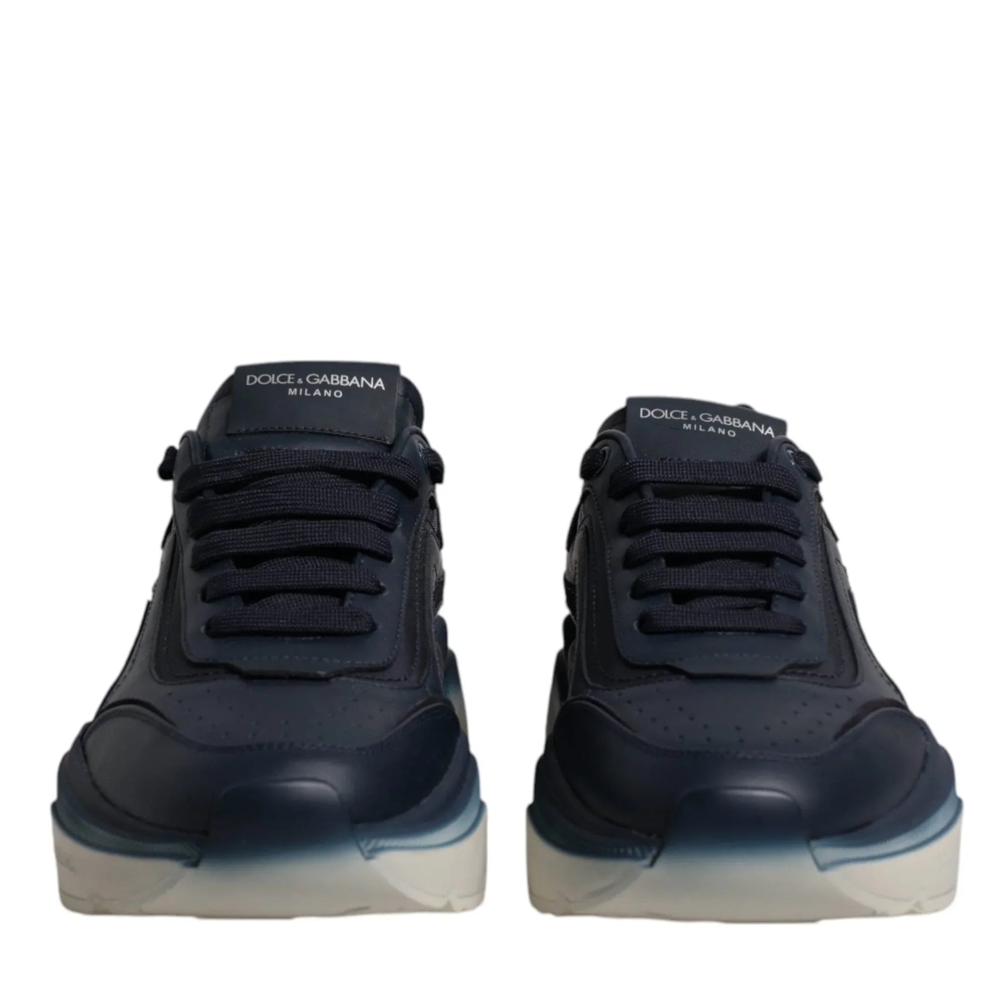 Dolce & Gabbana Sneakers Dolce & Gabbana Navy Blue Daymaster Low Top Men Sneakers Shoes