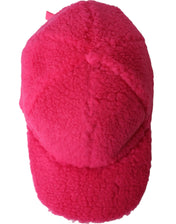 Dolce & Gabbana Beanies 58 cm|M Dolce & Gabbana Pink Fleece Plush Baseball Hat Men