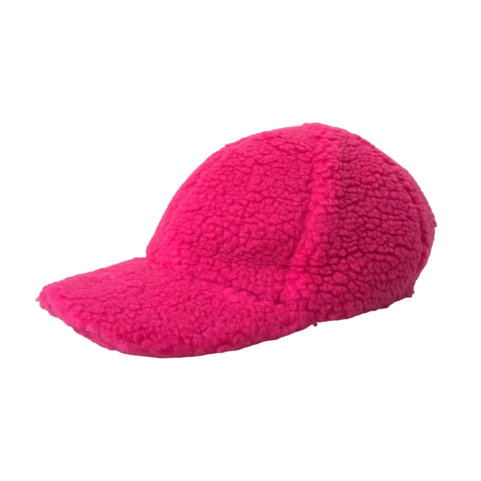 Dolce & Gabbana Beanies 58 cm|M Dolce & Gabbana Pink Fleece Plush Baseball Hat Men