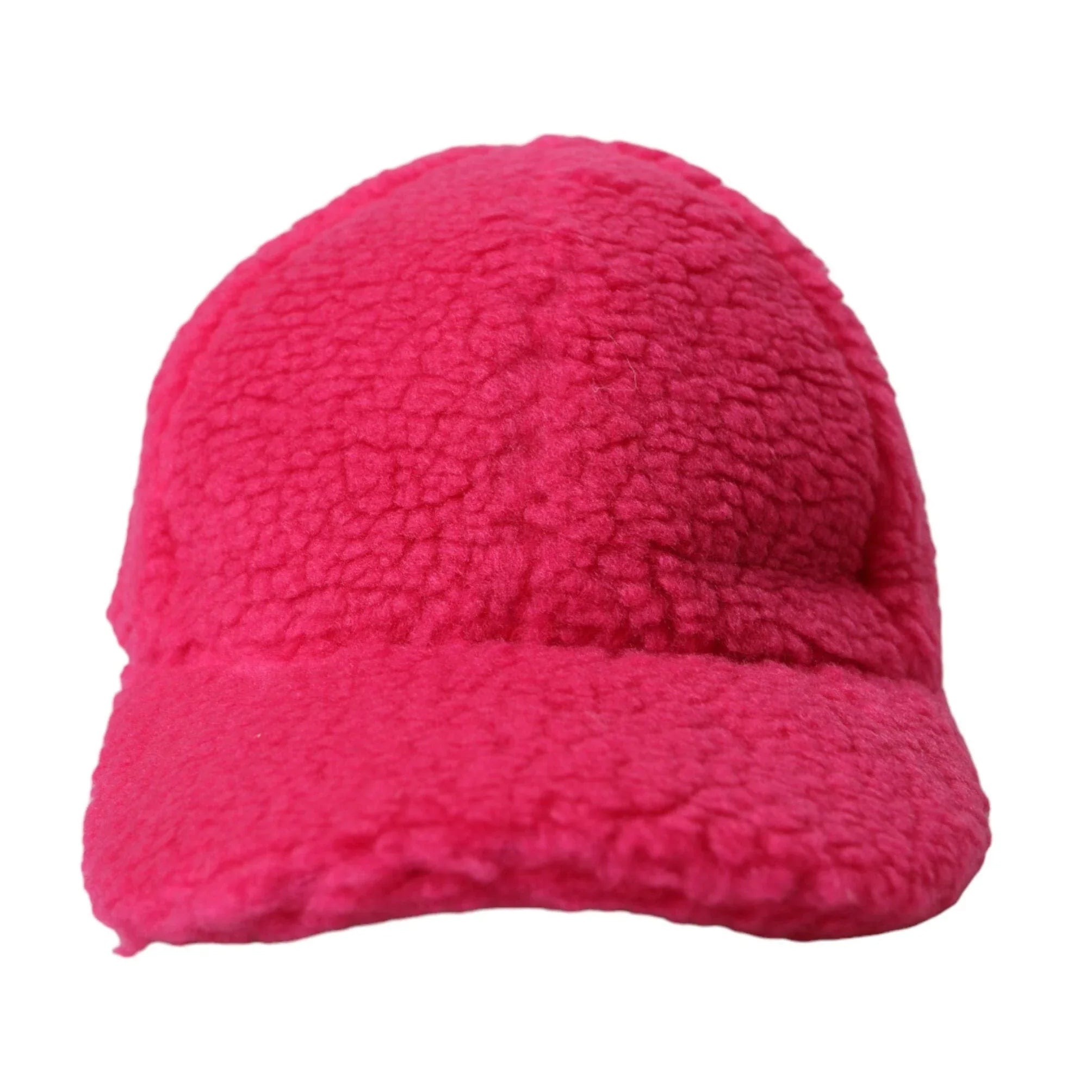 Dolce & Gabbana Beanies 58 cm|M Dolce & Gabbana Pink Fleece Plush Baseball Hat Men