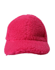 Dolce & Gabbana Beanies 58 cm|M Dolce & Gabbana Pink Fleece Plush Baseball Hat Men