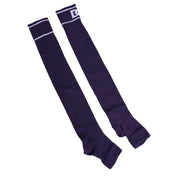 Dolce & Gabbana Dolce & Gabbana Purple Cotton DG Logo Print Open Toe Socks
