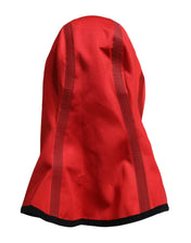Dolce & Gabbana Dolce & Gabbana Red Logo Polyester Wide Brim Balaclava Hat