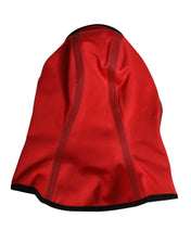 Dolce & Gabbana Dolce & Gabbana Red Logo Polyester Wide Brim Balaclava Hat