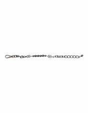 Dolce & Gabbana Dolce & Gabbana Silver Tone Chain Lobster Clasp Logo Gray Pearls Bracelet
