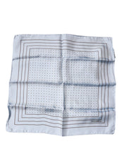 Dolce & Gabbana Dolce & Gabbana Sky Blue Polka Dots Square Handkerchief Scarf