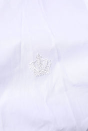 Dolce & Gabbana Dress Shirts IT39 | S Dolce & Gabbana White Cotton GOLD Long Sleeves Formal Shirt