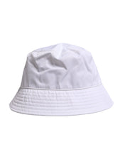 Dolce & Gabbana 59 cm|L Dolce & Gabbana White Cotton Wide Brim Bucket Hat