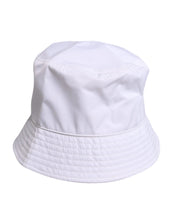 Dolce & Gabbana 59 cm|L Dolce & Gabbana White Cotton Wide Brim Bucket Hat