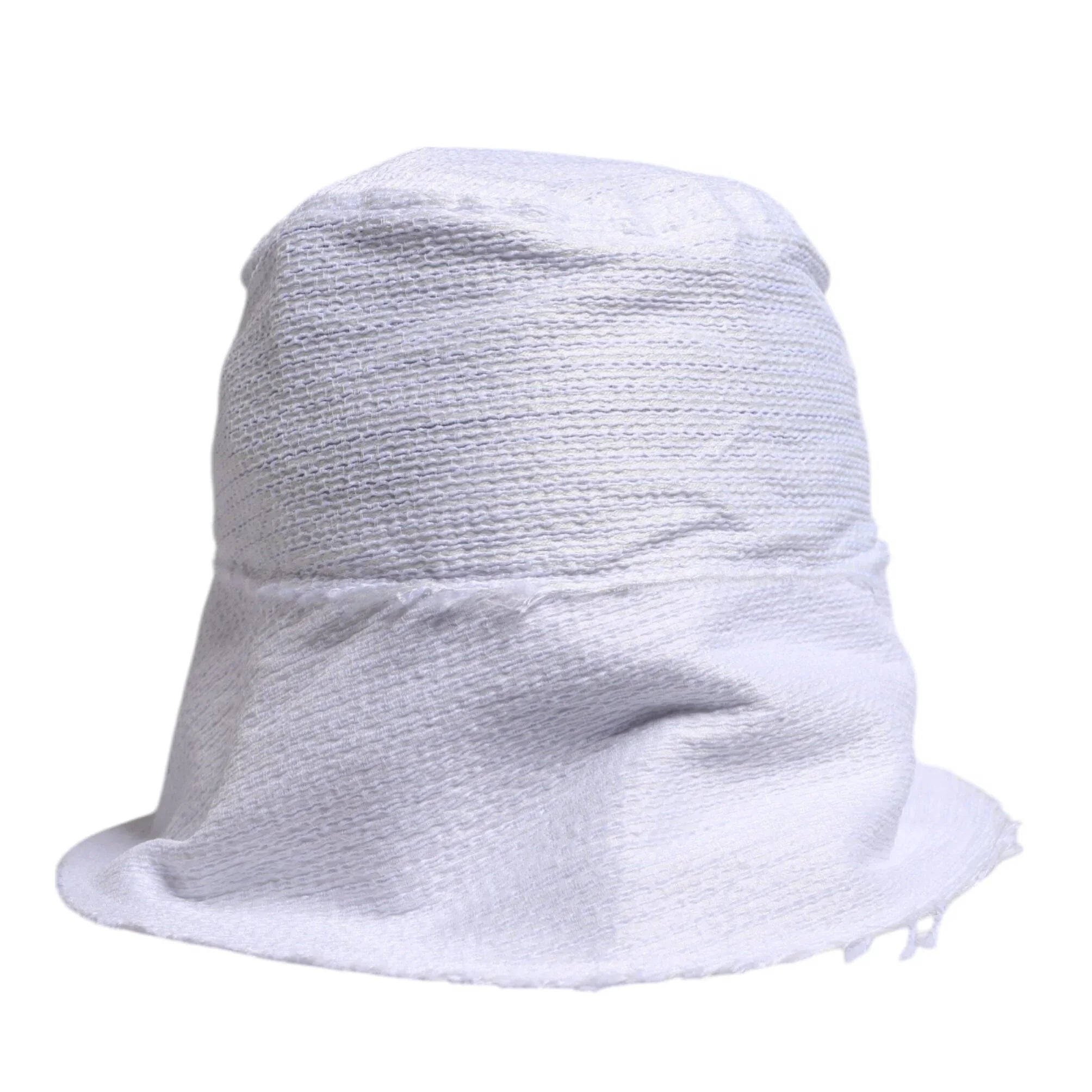 Dolce & Gabbana 58 cm|M Dolce & Gabbana White Polyester Wide Brim Bucket Hat